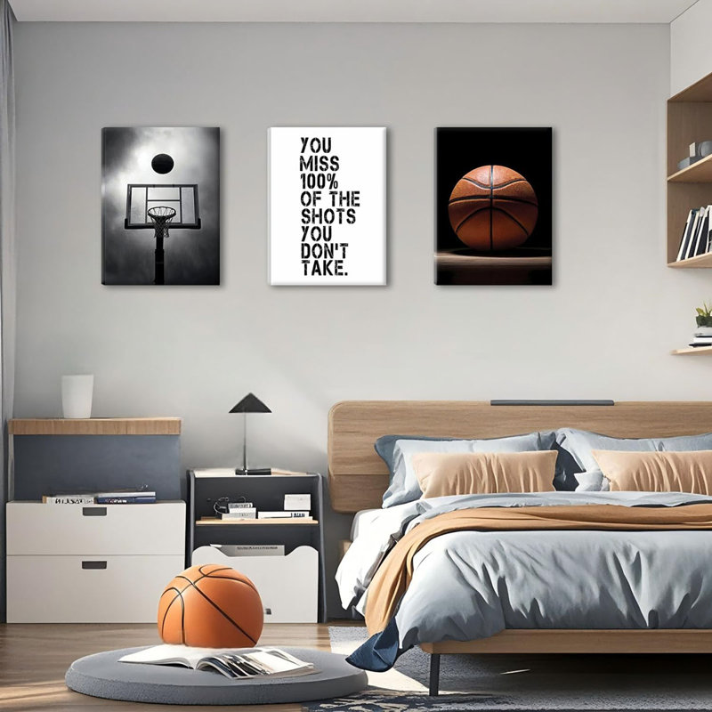3 Piece Wrapped Canvas Print, 60 cm H x 40 cm W