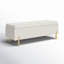 Banc de rangement rembourré avec couvercle Yvonne-305322592
