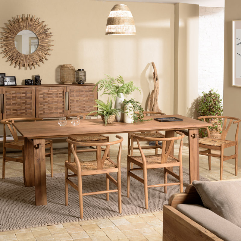 Chariklia Teak Solid Wood Dining Table