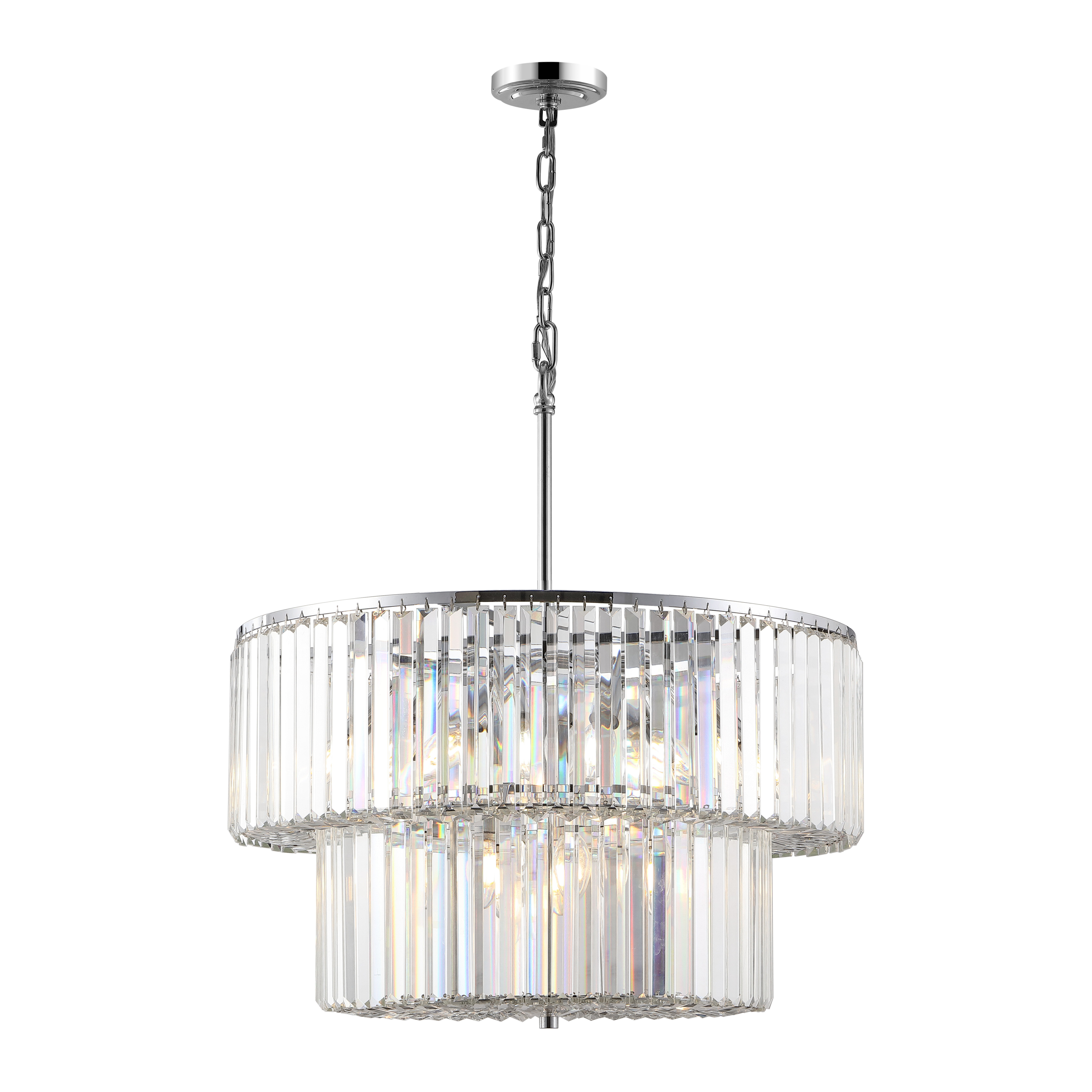 Viviann 12-Light Two-Tier Chandelier