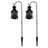 Garceau Metal Lantern with Shepherd's Hook - 2 Count