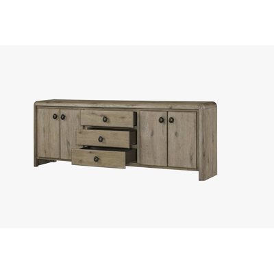 English Knotty Oak 84" Console
