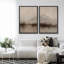 Paysage de montagne, illustrations rétro, décor rustique, salon BRC188-102453920-102453922