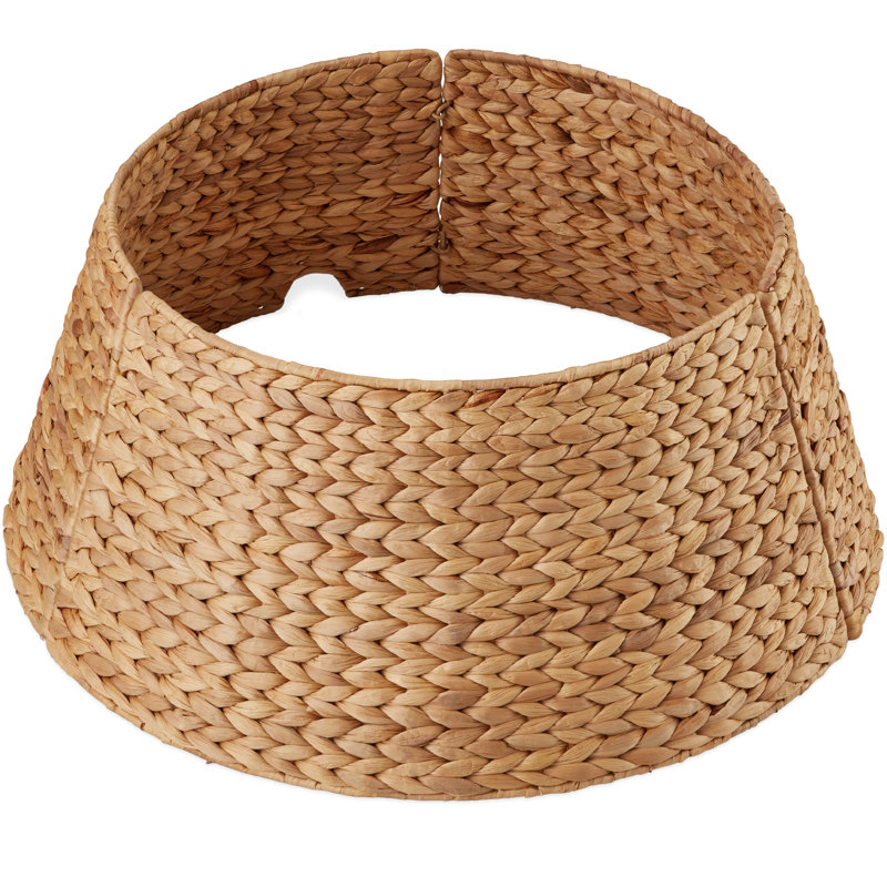 Rattan Tree Collar, Natural, 10" H x 24" W