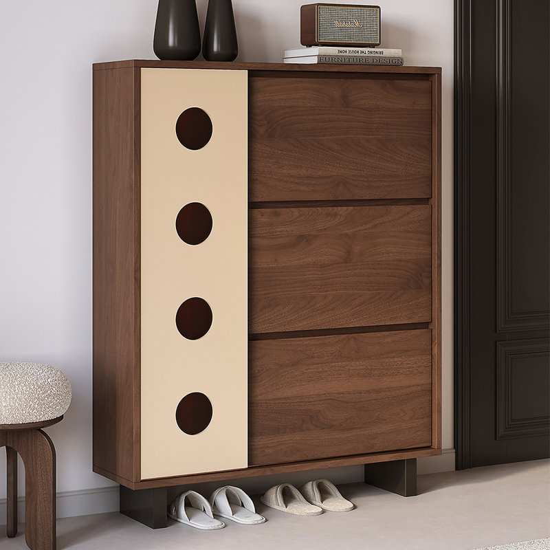 Armoire à chaussures avec rangement rétro