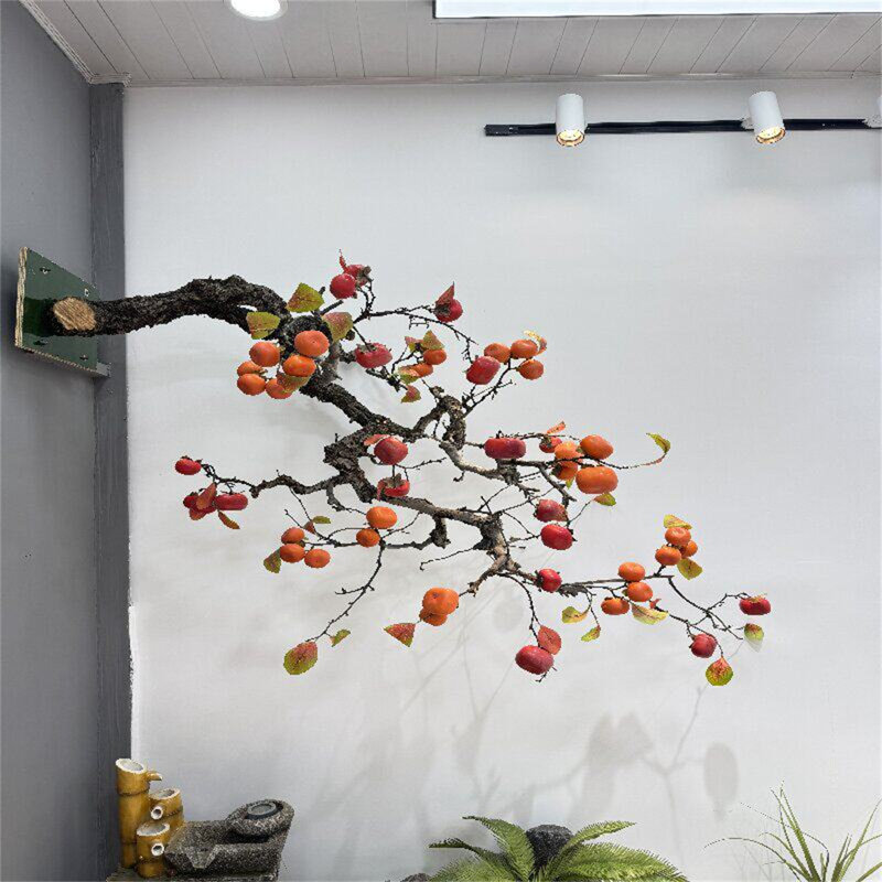 Grand arbre mort artificiel avec véritable tronc, 47,24 po x 23,62 po