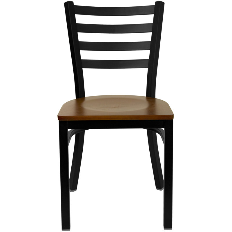Chaise de restaurant Kendall, Cerise, Noir