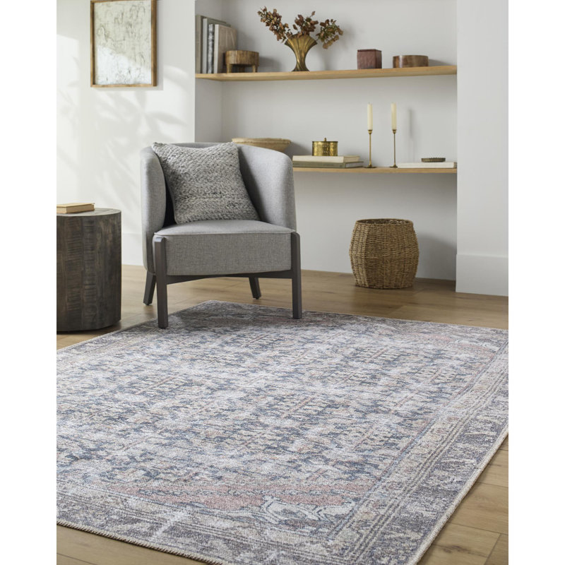 Angiela Machine Washable Indoor Rug, Rectangle 8'10" x 11'11"