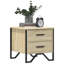 Aimilios 40cm W Metal Bedside Table-2123141115