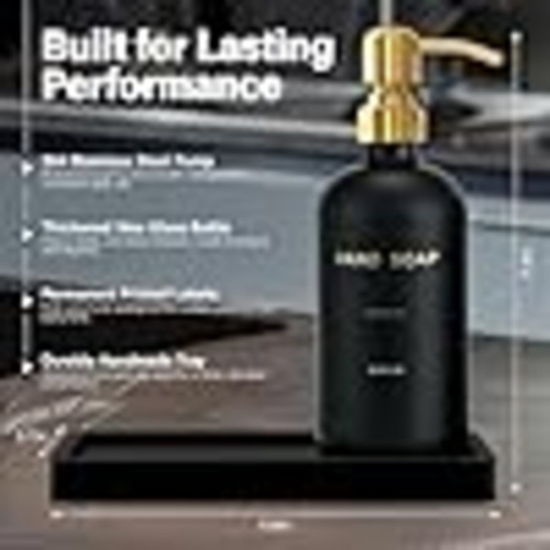 Soap Dispenser For Kitchen Sink, Hand And Dish Soap Dispenser With Stainless Steel Pump, Perfect For Kitchen Accessories.