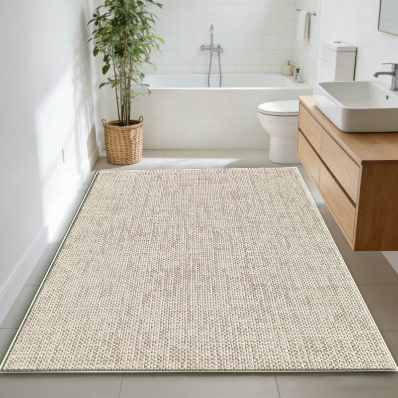 Large Soft Washable Oriental Traditional Bedroom Antique Farmhouse Carpet - Indoor Floor Decoration Carpet - Beige