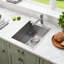 Petit évier de cuisine 15 po x 20 po en acier inoxydable 304-125422254