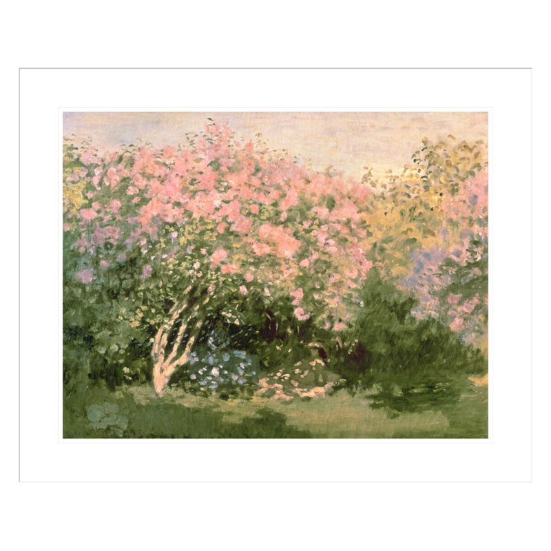 «Lilac in the Sun» par Claude Monet, impression giclée encadrée, H 23,5 po x l 28,63 po