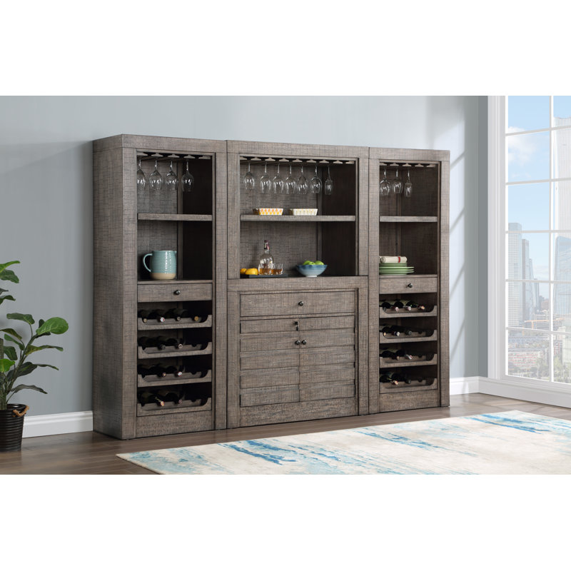 Lincoln Solid Wood 4-Piece 96" Dining Hutch