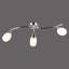 Arjon 3-Light 60cm Silver Ceiling Spotlight Bar
