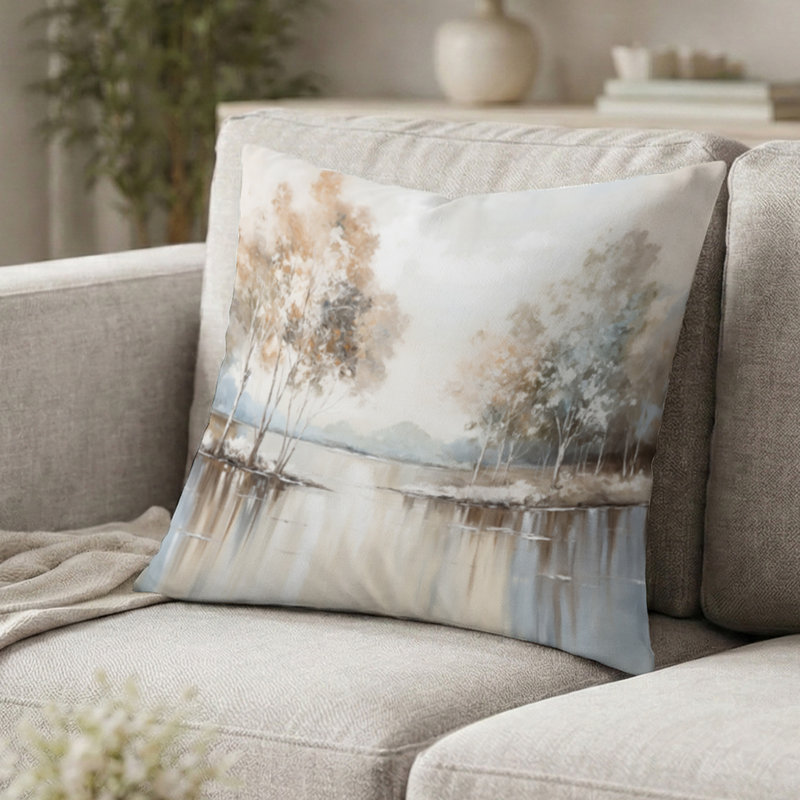 Coussin décoratif River, H 16 po x l 16 po