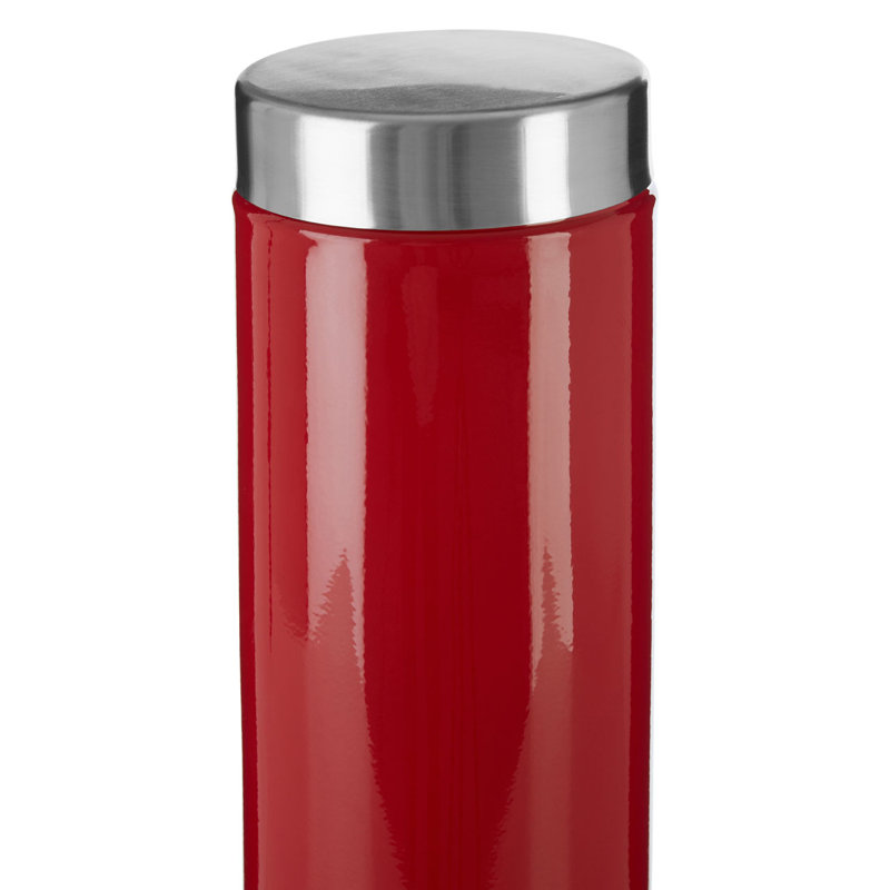 Porcelain China Jar, Red