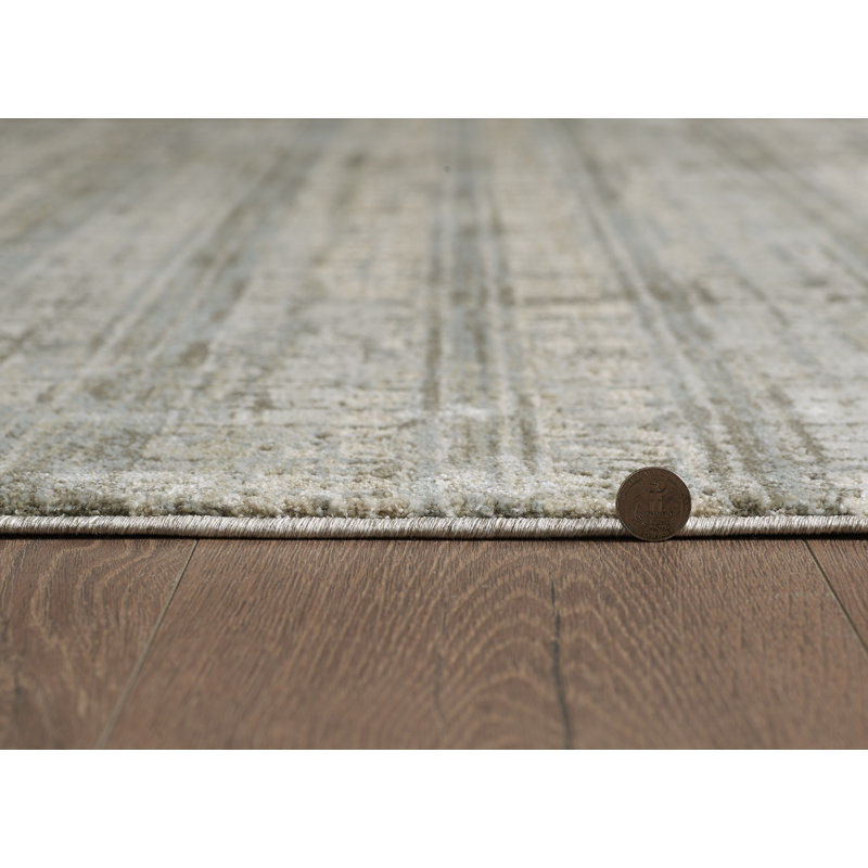 Tapis performance tissé à la machine Peyton - ivoire - tapis de couloir 2 pi 6 po x 7 pi 6 po