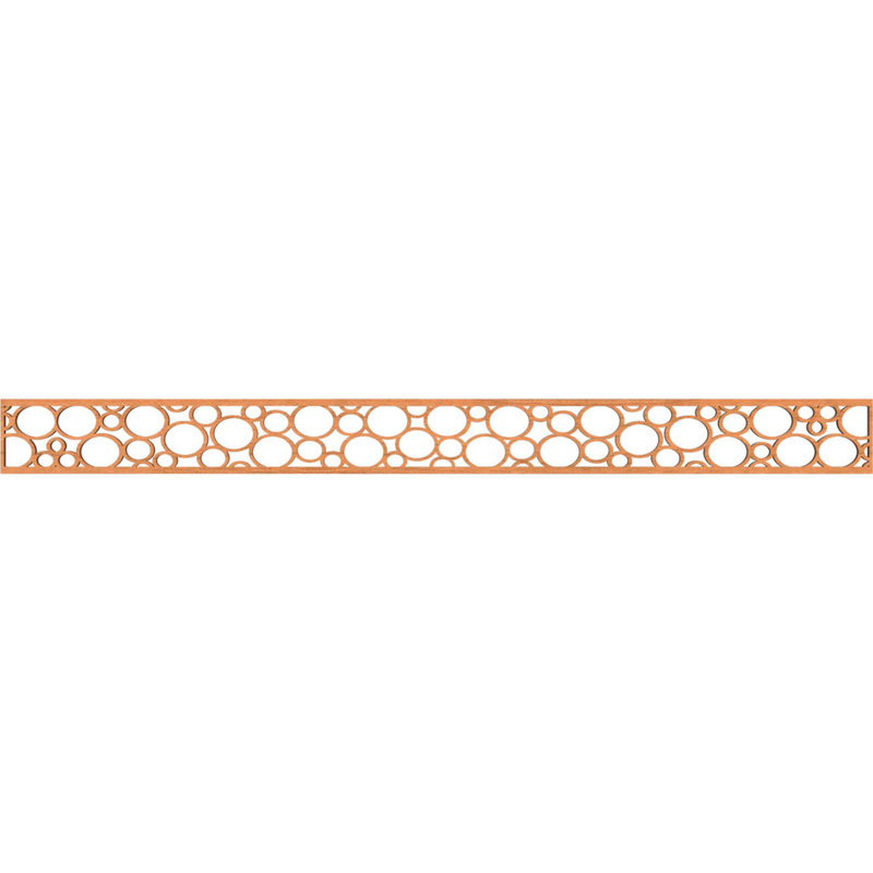 Moulure de chantournage, H 4 po x l 46,375 po x P 0,25 po, Cerisier