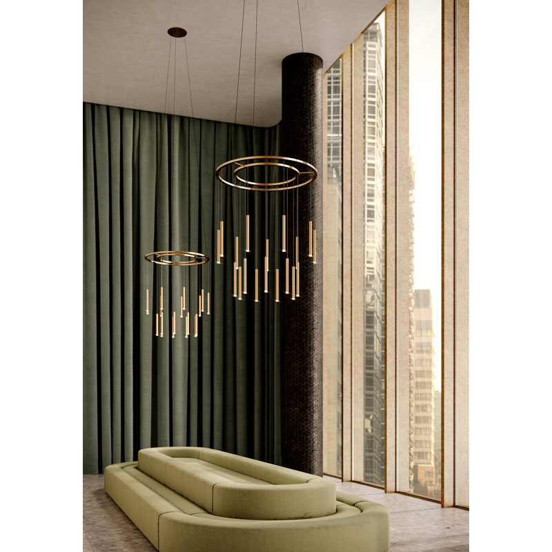 Candle 18 - Light LED Chandelier