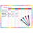 Teacher Created Resources® Colourful Dry-Erase Magnetic Task Chart