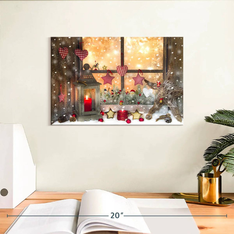 Variété de décorations de Noël, H 8 po x l 12 po