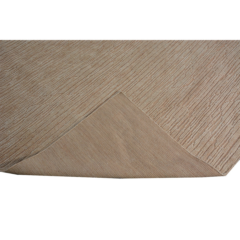 Tapis argenté / doré de haute qualité noué à la main, Rectangle 8 pi x 10 pi