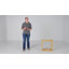 Evana Open Storage Woven End Table
