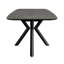 Extendable Metal Base Dining Table-634886078