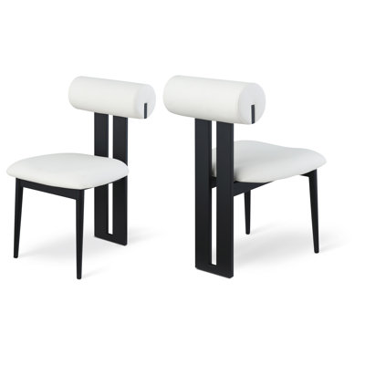 Chaise de salle à manger rembourrée Dario