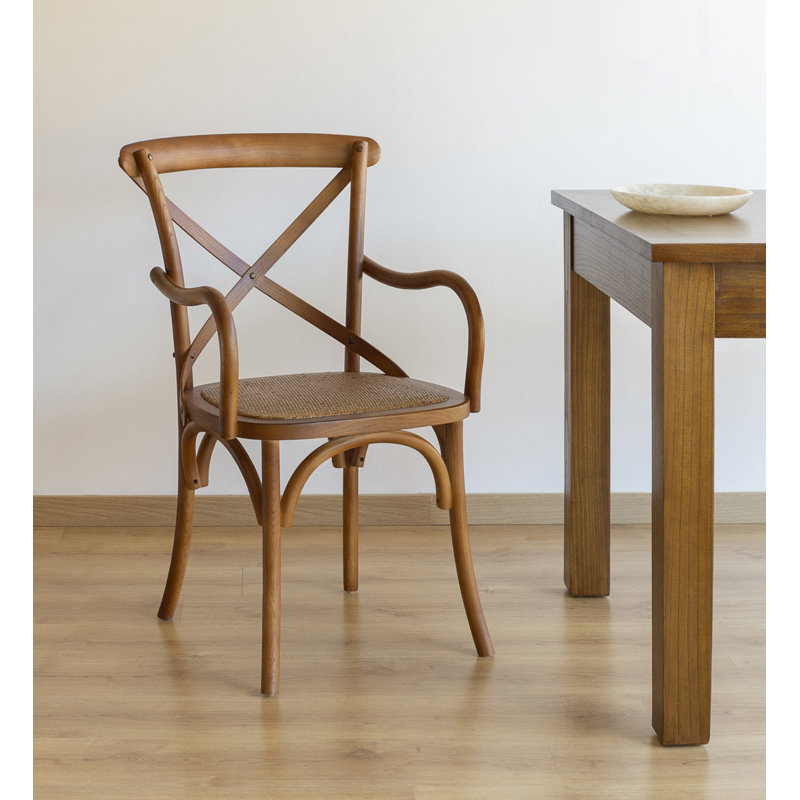 Brentwood 46cm H Solid Wood Armchair