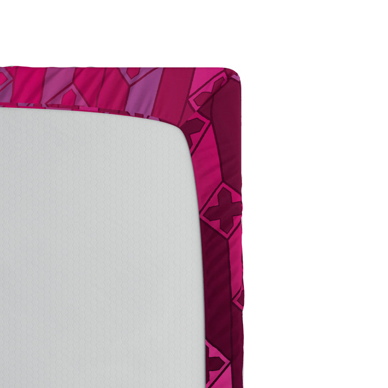Microfiber Geometric Fitted Sheet, Full Fitted Sheet