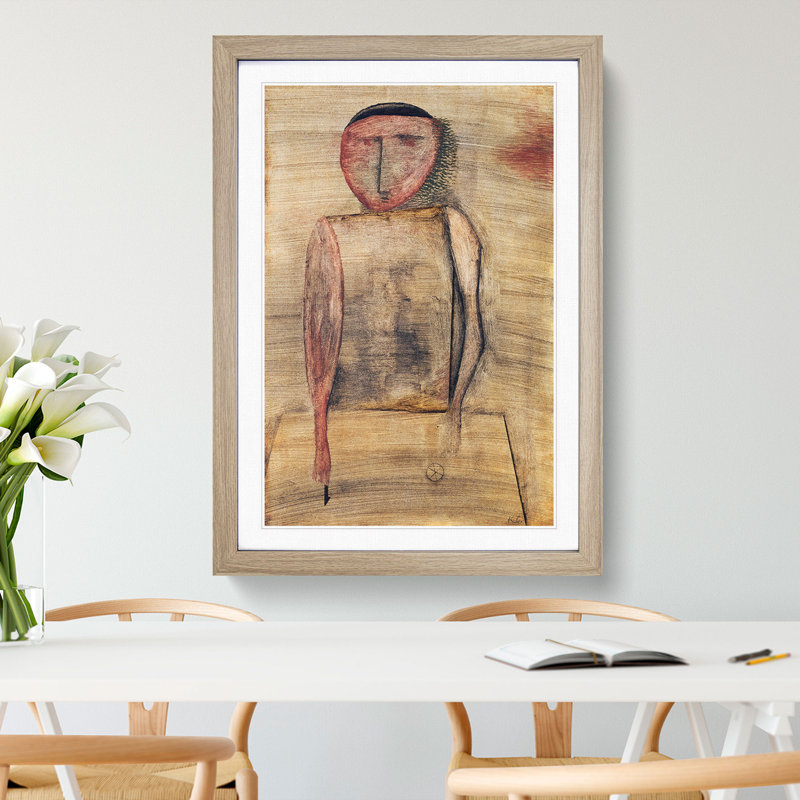 Doctor by Paul Klee - Picture Frame Painting, 48cm H x 36cm W x 2cm D, Oak Framed