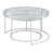 Masiey 2 - Piece Glass Top Living Room Table Set-98536136