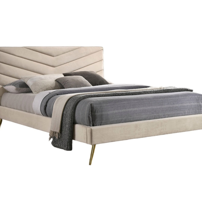 Upholstered Platform Bed, Full