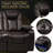 Adjustable Power Recliner With Smart Storage, Premium Leather, Modern Design For Home Entertainment