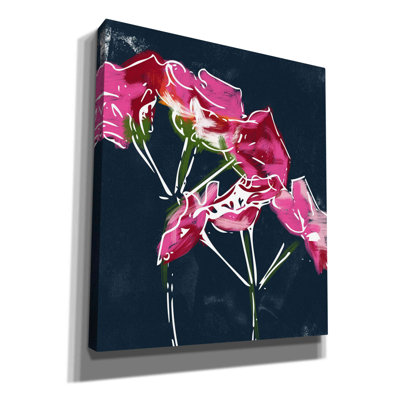«Geraniums» par Linda Woods, art mural sur toile