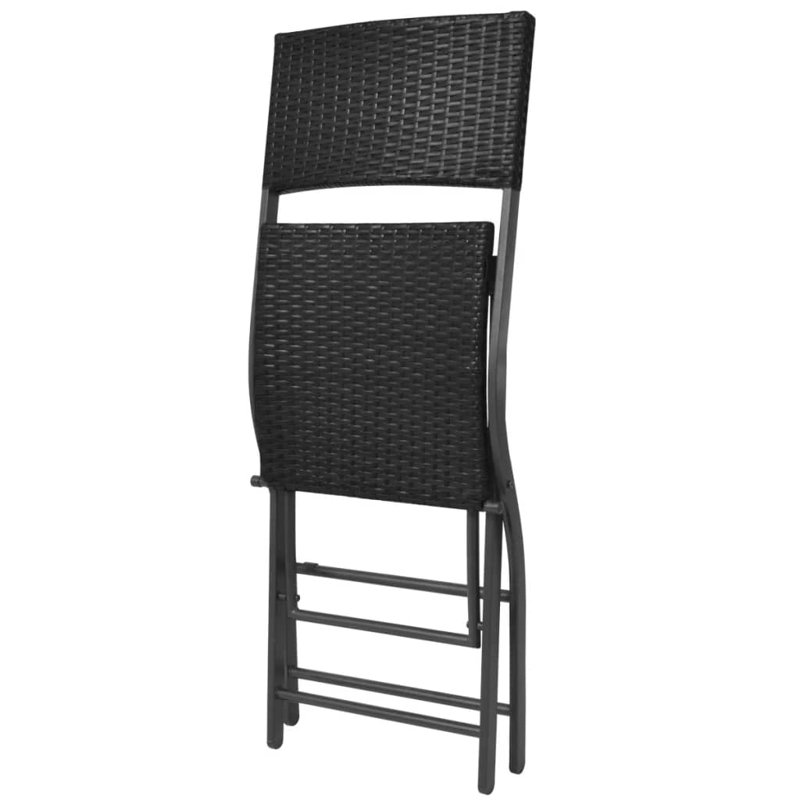 Alisander 6 - Person Metal Patio Dining Set with Rectangular Table, Black