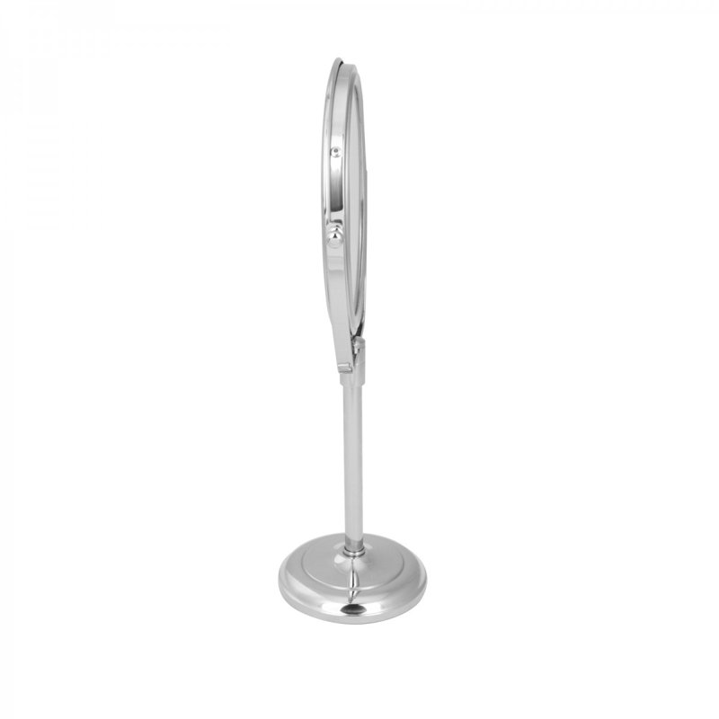 Chrome Plated Brass Double-Sided Vanity Mirror