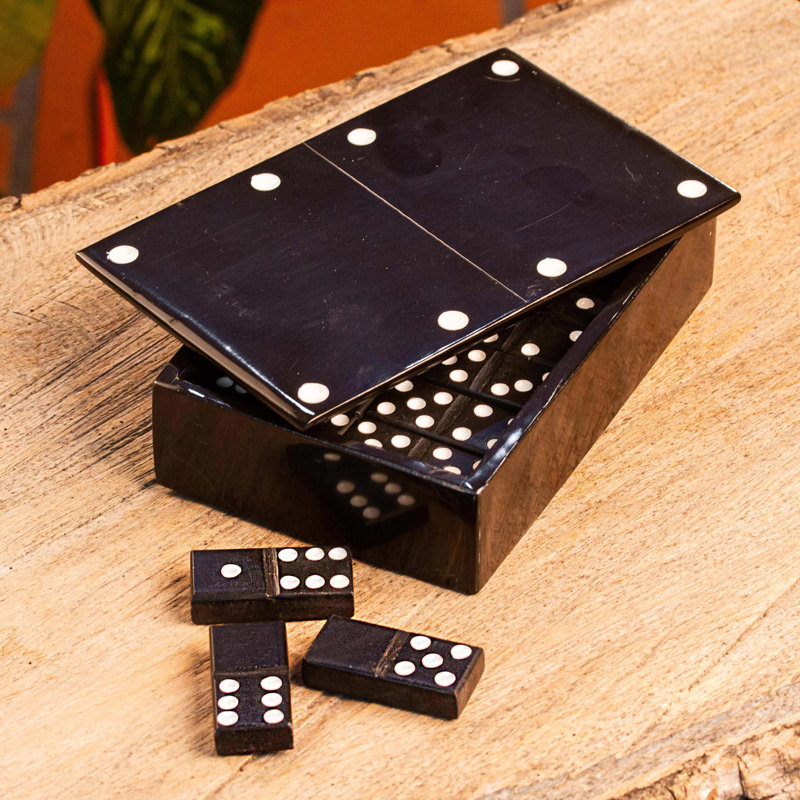 Ensemble de dominos en marbre fait à la main Yaleska