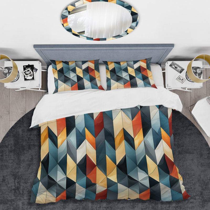 Ammy Scandinavian Simplicity Marble Pattern - Marble Duvet Cover Set - Microfiber Polyester