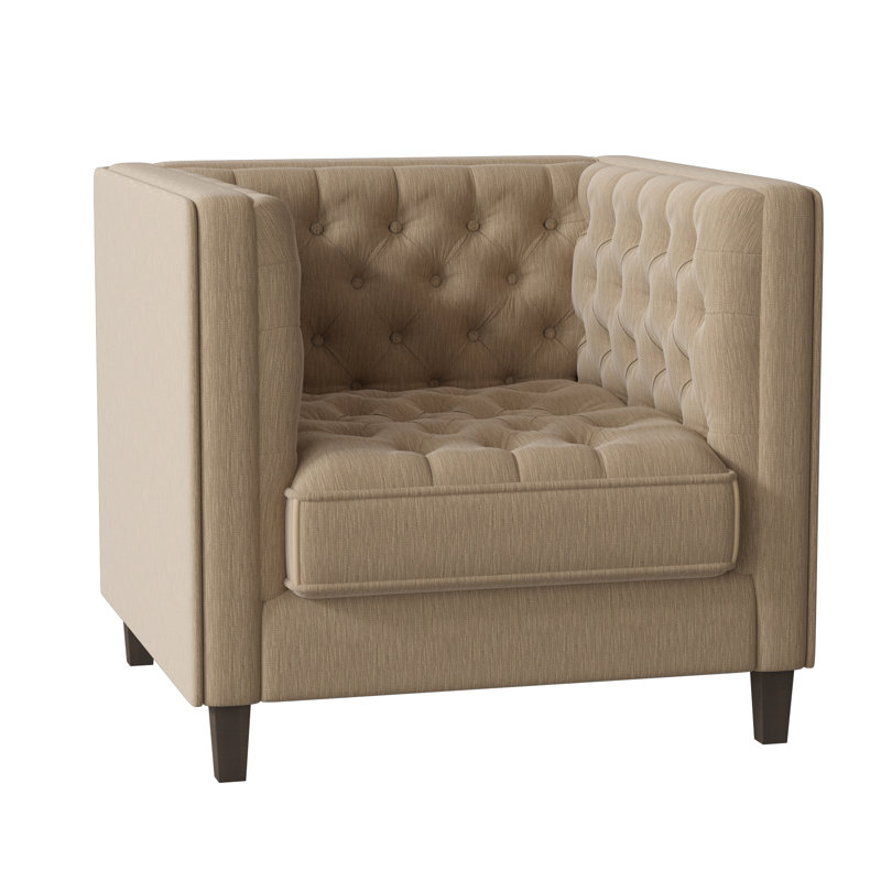 Jess Armchair, Brown Mahogany, Encore Natural