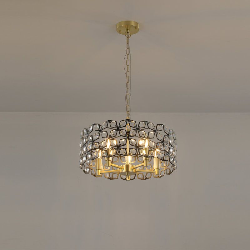 Lustre tambour 5 lumières Orri