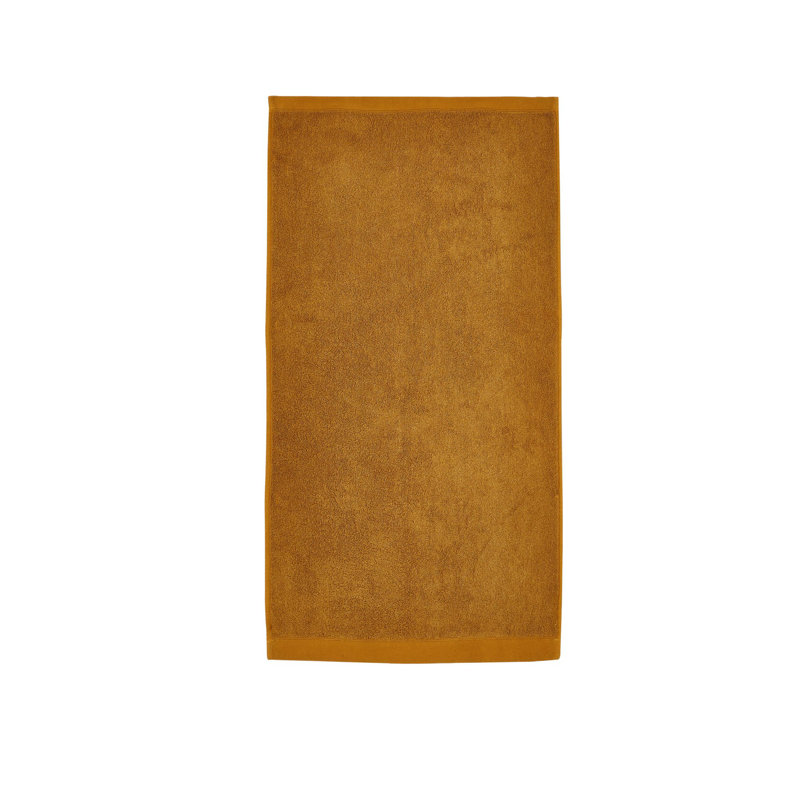 Landolfo Plush Bath Towel, Ochre