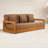 Melrose 76.55'' Teak Outdoor Sofa-900930706