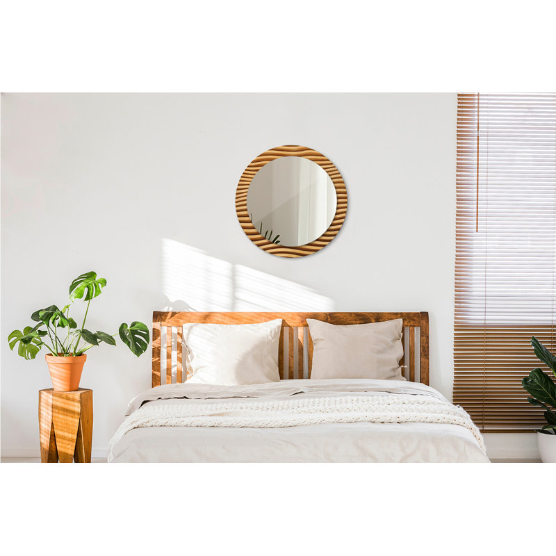 Huldar Glass Flat Wall Mirror
