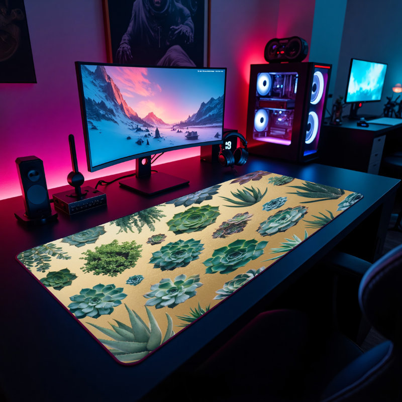 Polyester Desk Pad, 23.6x13.8