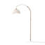Vintage Style Floor Lamp with Fabric Lampshade and Base