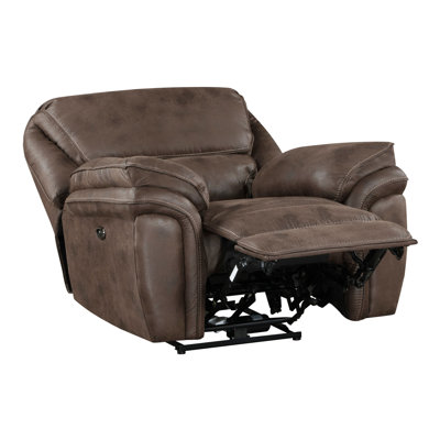 Kristeena Upholstered Power Reclining Home Theater Seat