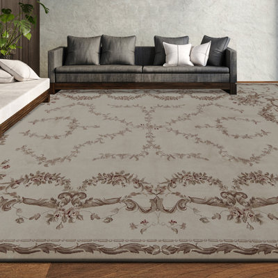 Tapis rectangulaire noué à la main